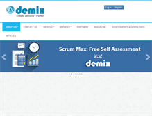 Tablet Screenshot of demix.org
